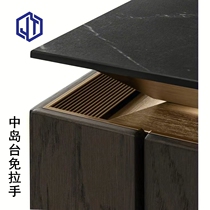 West cook Italian light luxury cabinet with lamp free handkitchen rock table desktop lamp with profile slot