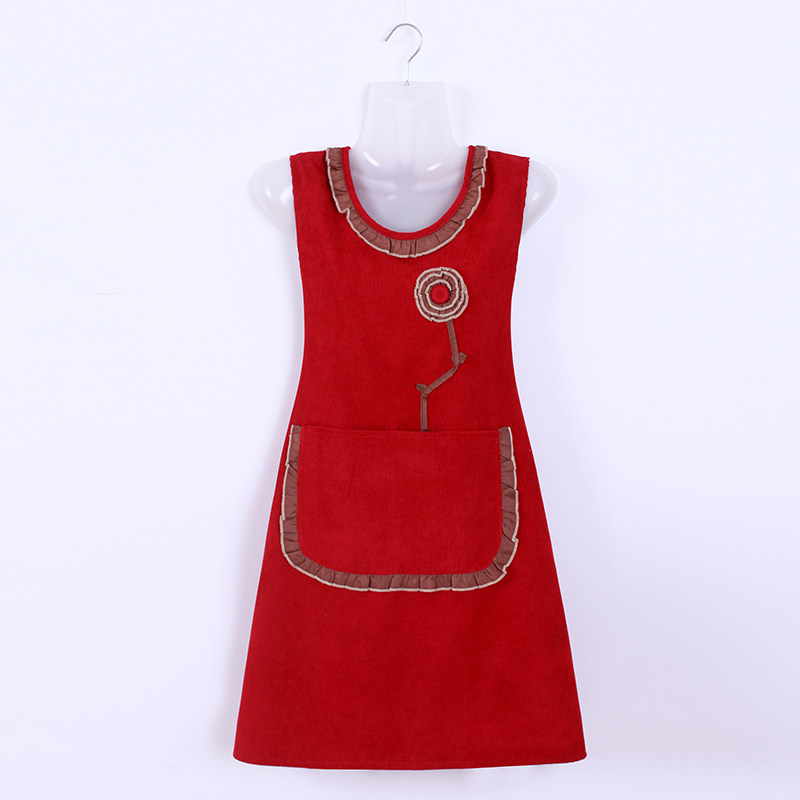 New fashion horse apron strip shoulder kitchen summer Korean edition anti-dress cooking cute net red cover