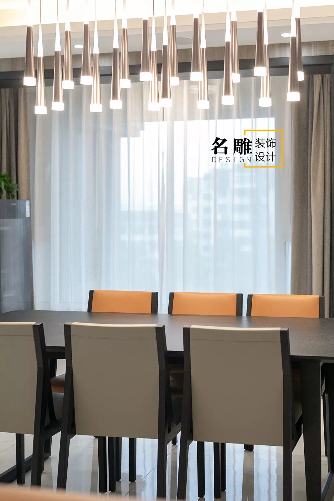 Ресторан люстра 新特丽北欧餐厅吊灯简约现代客厅轻奢灯饰装饰灯具单头吧台灯 New Terri