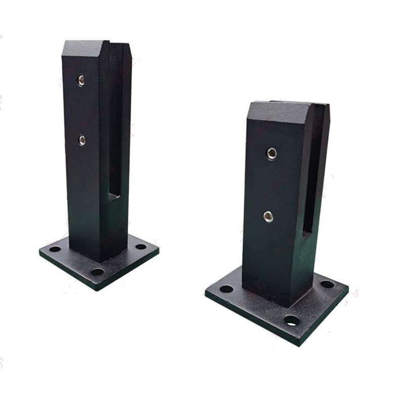 Solid stainless steel carbon steel free of punching stairs armrests glass clip upright post balcony floating window railing base fixed clip