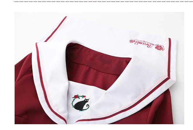 Подгонять одежда Спецодежда/Униформа/бизнес 日系学院风女装纸样智恩短裙套装设计 1:1牛皮纸服装模板可裁切