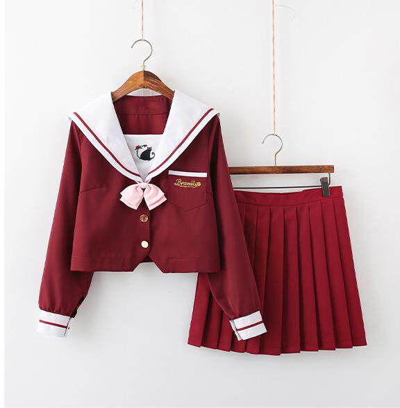 Подгонять одежда Спецодежда/Униформа/бизнес 日系学院风女装纸样智恩短裙套装设计 1:1牛皮纸服装模板可裁切