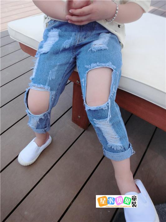 Pantalon fille M5813251456 en toile - Ref 2060604 Image 11