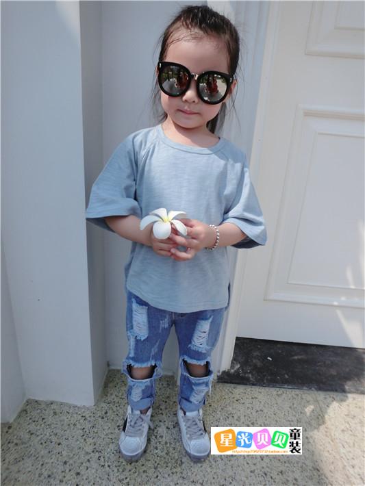 Pantalon fille M5813251456 en toile - Ref 2060604 Image 12