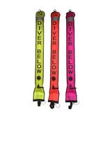 Diving back fly jacket side hanging buoy SMB elephant pull 1 2m * 15cm 48*6 inch nylon