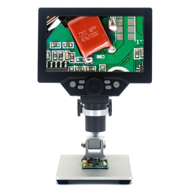 High-definition 7-inch electronic magnifying glass 1200 times with screen digital microscope mobile phone motherboard repair industrial pcb welding