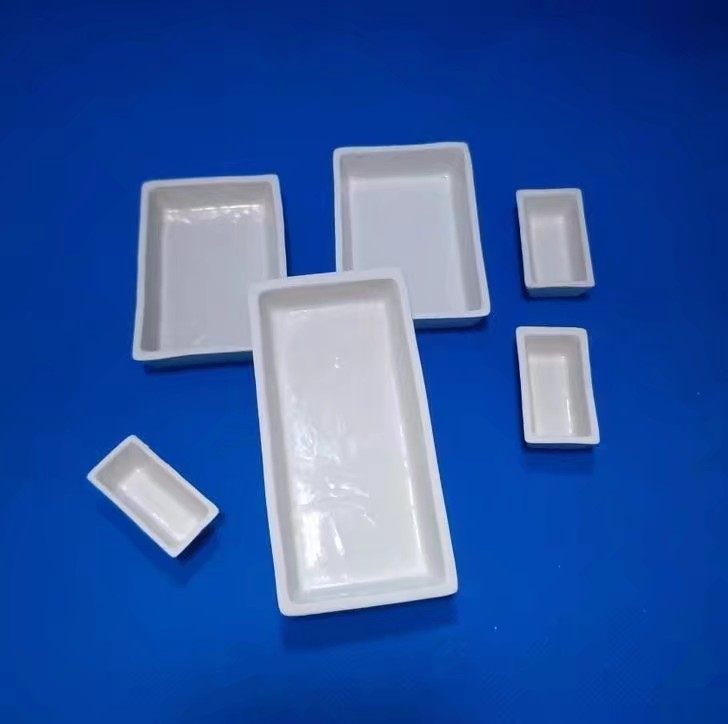 Porcelain Ark 60*30 90*60 120*60mm gray dish boat high temperature crucible combustion boat