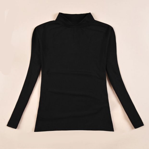 Bộ đồ lót cách nhiệt nửa cổ cao dành cho nữ trung niên quần áo cashmere mỏng mùa thu bộ đồ thu đông nữ big size