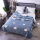 Một chiếc giường bằng pha lê nhung màu đơn trải giường đơn tấm nhung dày san hô đơn trải chiếu bông thảm trải giường mùa hè