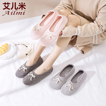 Spring and summer floor socks thin adult women indoor home non-slip waterproof soft-soled moon shoes and socks Pure cotton early education socks