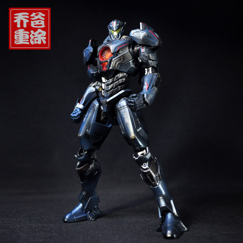 Joe Dad re-painted Bando ROBOT Soul Pacific 2 Revenge Rangers Phoenix Iron Fist Model