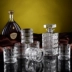 Whisky ly thủy tinh nhập khẩu nho rượu thủy tinh pha lê đặt chai rượu thủy tinh KTV cốc pha lê - Rượu vang
