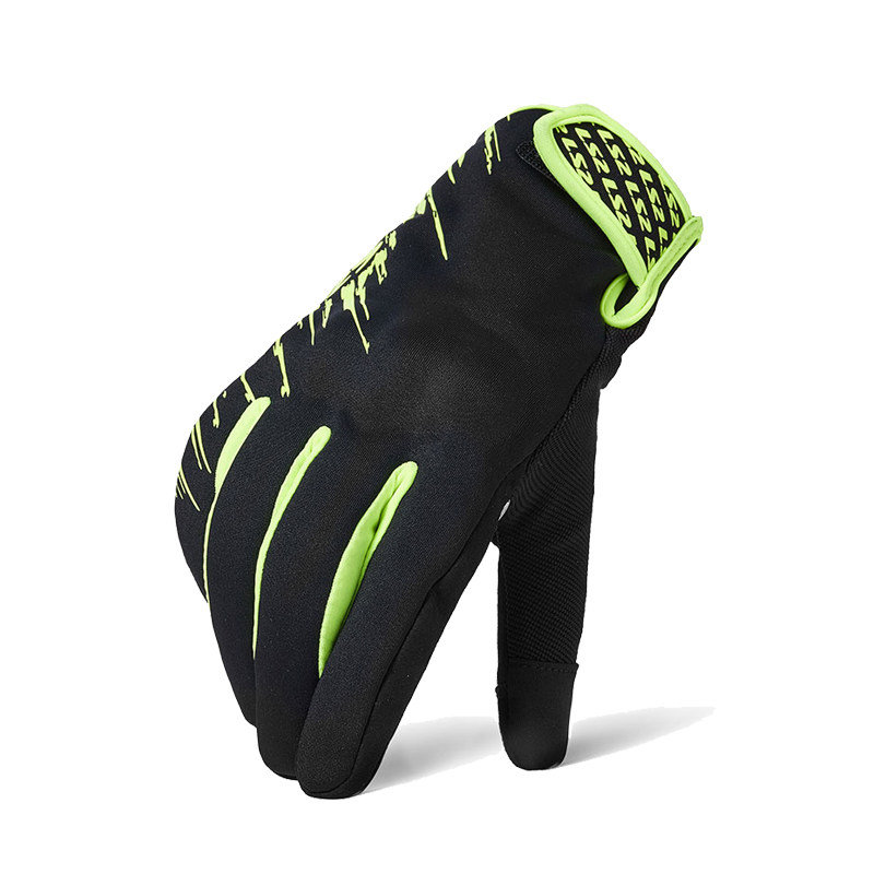 LS2 winter locomotive gloves anti-fall and warm touch screen riding locomotive knight wear-wear off-road race car male finger