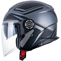 VCOROS motorcycle helmet men winter warm double lens electric vehicle locomotive helmet Four Seasons half helmet adult