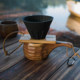 WOOKOO outdoor camping wooden cup bushcraft cup kupilka style Finnish cup wooden cup coffee cup