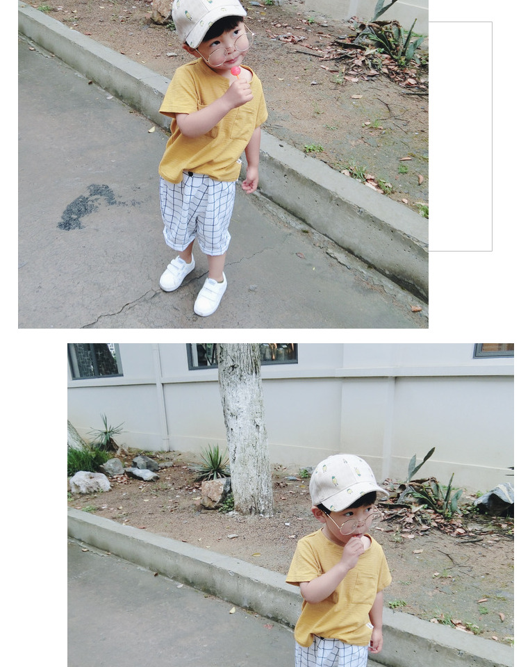 Một chiếc áo thun cotton mùa hè chất lượng mới của Xiaoxuan Áo thun cotton cổ tay trẻ em cotton tay ngắn co giãn quần áo sành điệu cho be gái