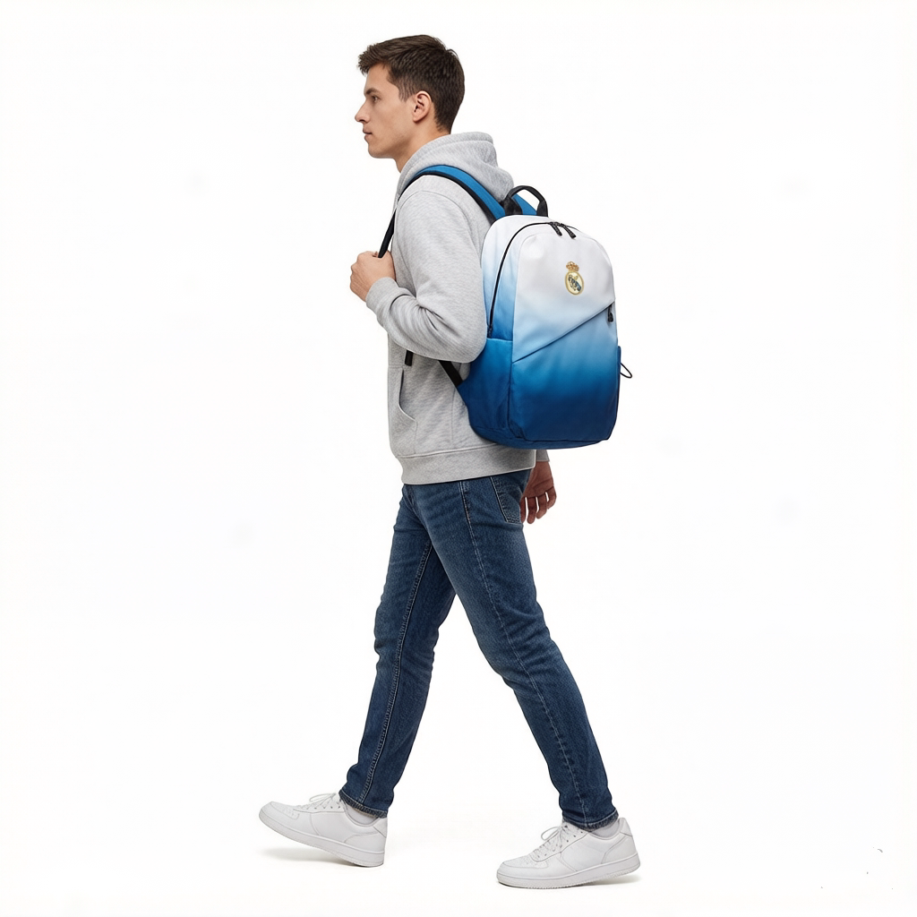 фанатская атрибутика 皇马双肩背包书包休闲户外背包皇马球迷用品纪念品周边皇马包 3