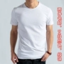 Đồ lót cũ áo thun cotton cổ tròn áo sơ mi nam tay ngắn trung niên rộng kích thước áo sơ mi cũ trẻ trung áo ngực không gọng
