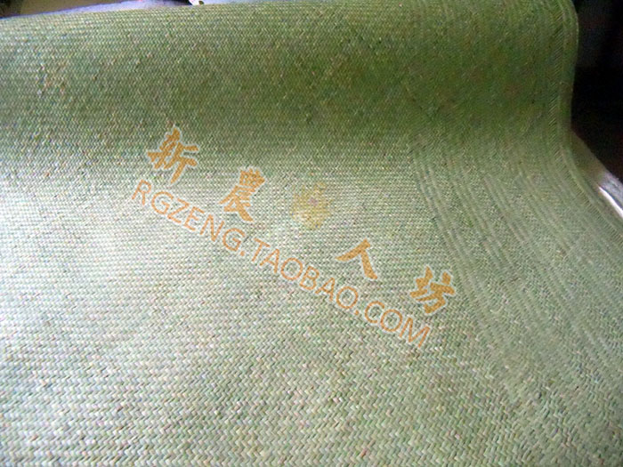 Thủ công đầu Qingshui tre mat tre mat màu xanh lá cây ghế mat nước tre mat 1.2 m 1.35 m 1.5 m