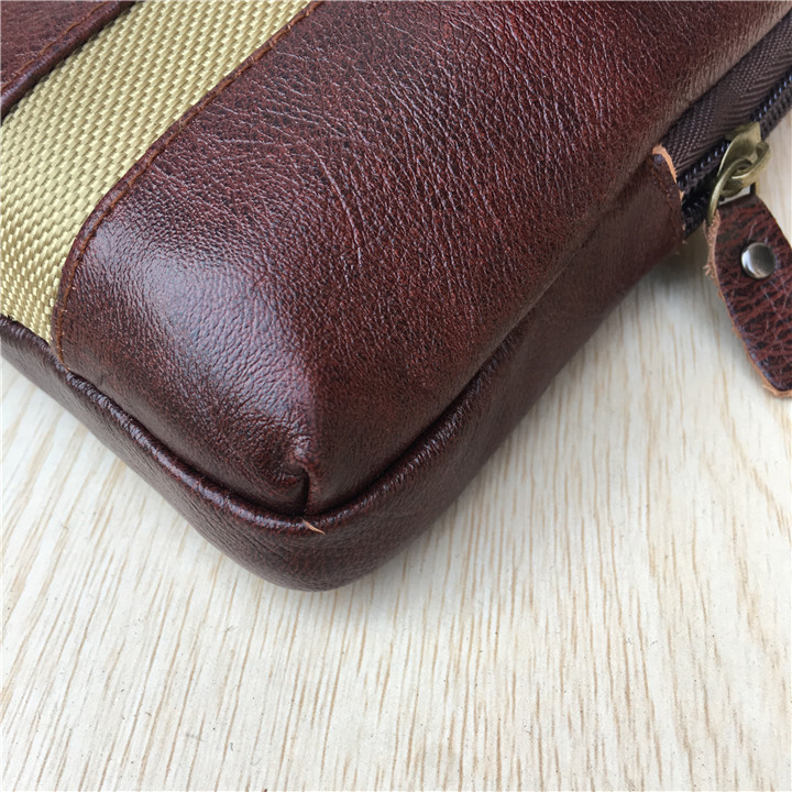Túi da điện thoại di động đa chức năng đeo đai da túi dọc 5,5 inch Túi điện thoại di động 6 inch treo thắt lưng da túi đeo chéo hàn quốc