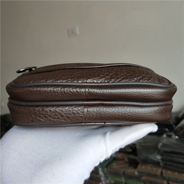 Đa năng đa chức năng túi da hai lớp 5,5 inch 5,7 inch 6 inch da ba dây kéo túi đeo dây đeo nam túi nam đeo chéo