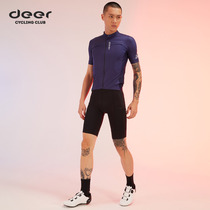 deer journey riding a road suit and men dry pure-colored bicycle short-sleeved shorts in summer at breathable speed