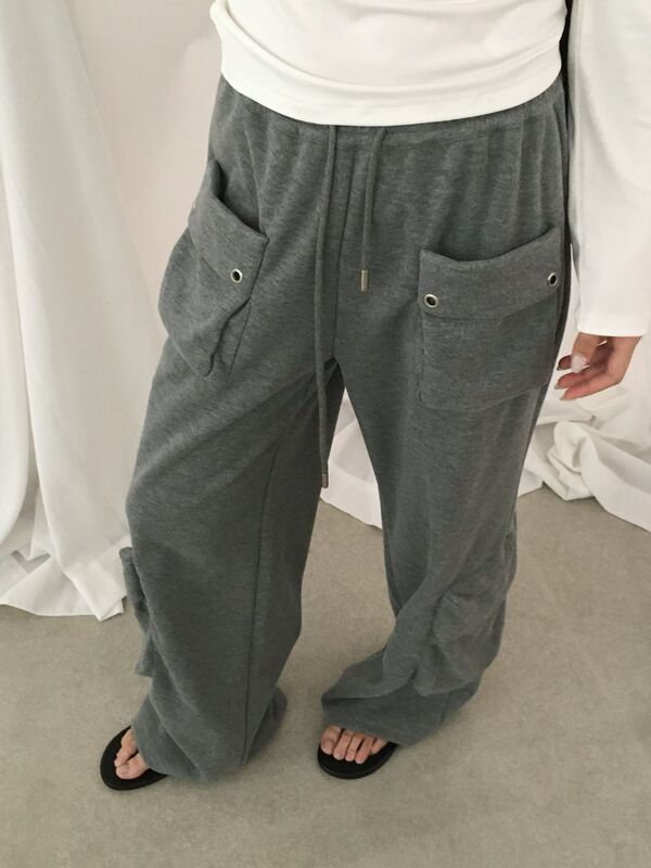 Nciaos Howff New Autumn Workwear-Style Drawstring Sweatpants