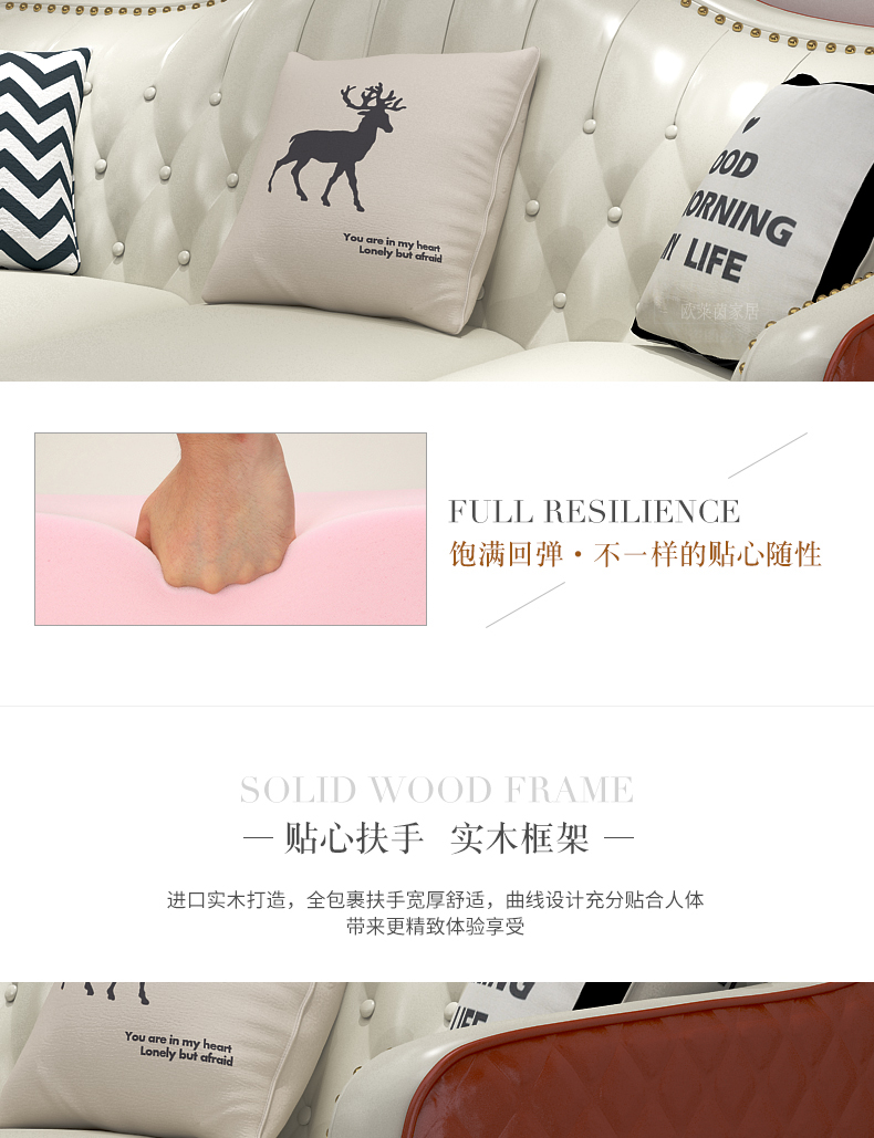 Sau khi ánh sáng sang trọng hiện đại sofa da da căn hộ nhỏ đồ nội thất phòng khách của Mỹ kết hợp tối giản của đơn và đôi chút bộ ba mới - Ghế sô pha ghế sofa đơn