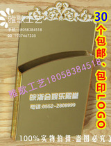 Custom acrylic hotel KTV room card box Wall hanging box Pay box Wine rack menu card box