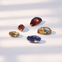 Shun Feng Spot Import Shi Home Transparent Austria Crystal 4760 irregular drilling surface 18mm Beads Diy Accessories