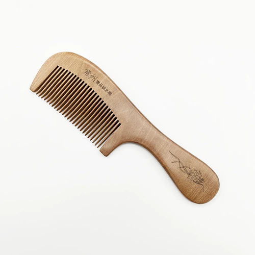 常州 Натуральная кудрявая расческа, антистатическая коробка с гравюрой, подарок на день рождения