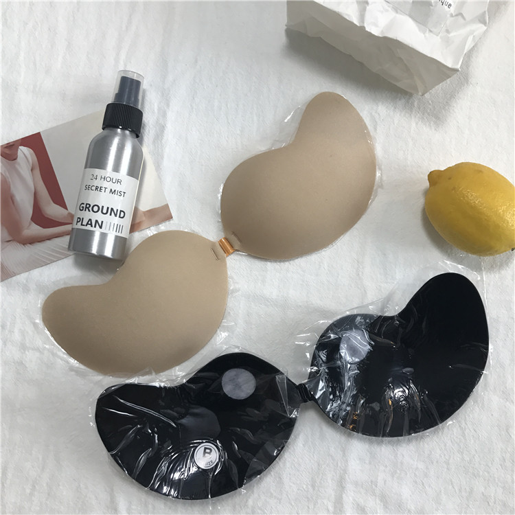 Nubra phần siêu mỏng của váy cưới ngực nữ với một chiếc áo ngực nhỏ vô hình dày lên không trượt trên núm vú nhỏ dán dán ngực tàng hình