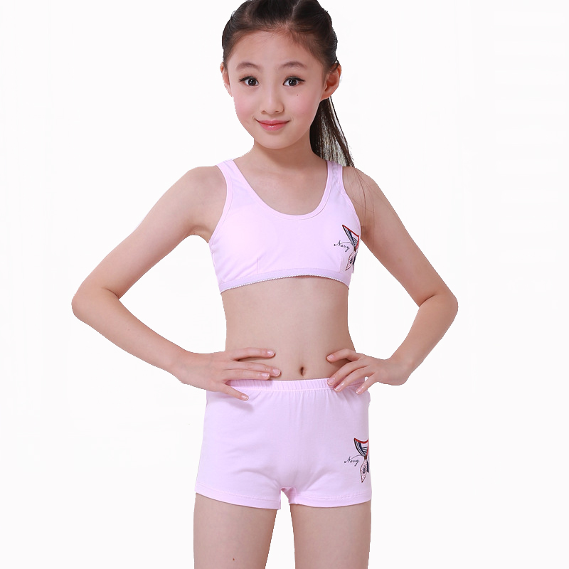 Girls underwear set 12-year-old student development vest girl underwear cotton 13-year-old girl children bra