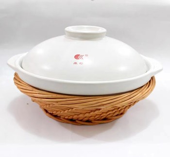 Casserole basket rattan basket hotpot restaurant vegetable basket fruit basket