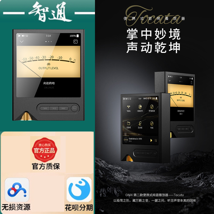 Onix Xm2 Player Tocata Pure Sound Portable High-Fidelity Lossless Music Mp3