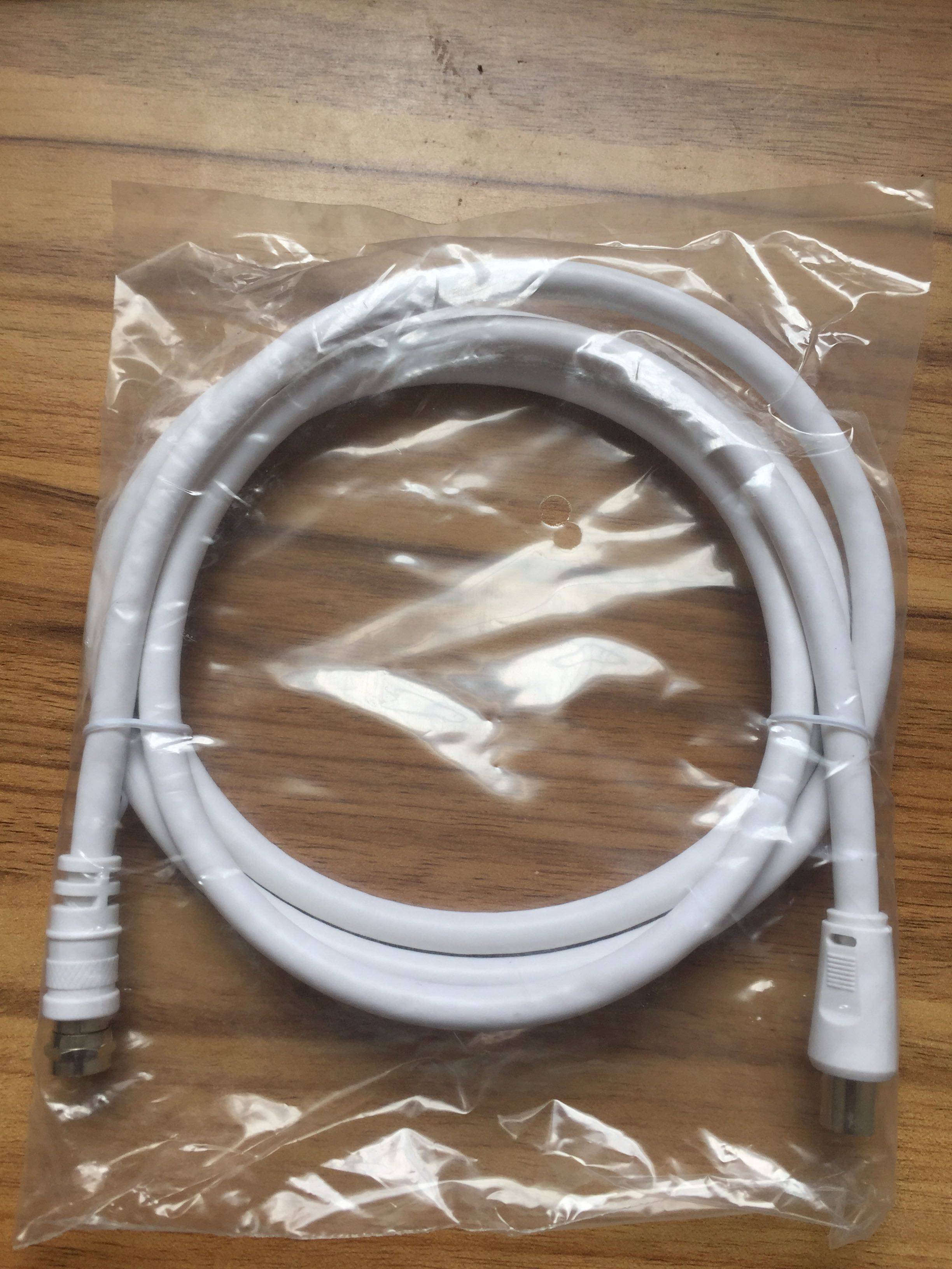 Cable TV line Digital TV line closed line English thread F head box special connection line 1 5 m line