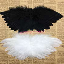 Mini Angel Wings Feather Wings Small Wings White cosplay Props Baby Shooting Props