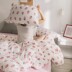 doanh nghiệp in Bắc Âu dâu nhỏ Tianzhu khăn trải giường bông cotton đan gia đình của bốn bộ comforter bông trần truồng giường - Bộ đồ giường bốn mảnh chăn ga gối everon Bộ đồ giường bốn mảnh