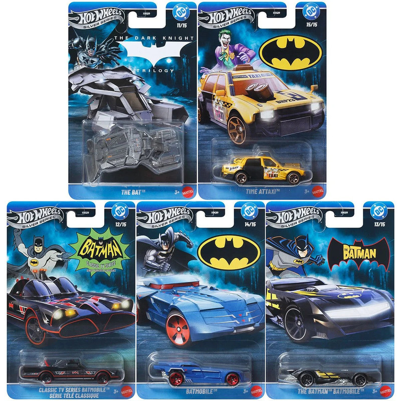 Hot Wheels Silver Label High-Power Batman Vehicle Series Simulation Alloy Car Model Hdg89 Hot Wheels Silver Label High-Power Batman Vehicle Series Simulation Alloy Car Model Hdg89