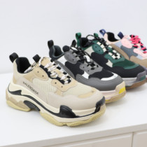 Fashionable fried counter synchronization brand goods velvet retro old high quality casual daddy shoes thick-soled womens shoes