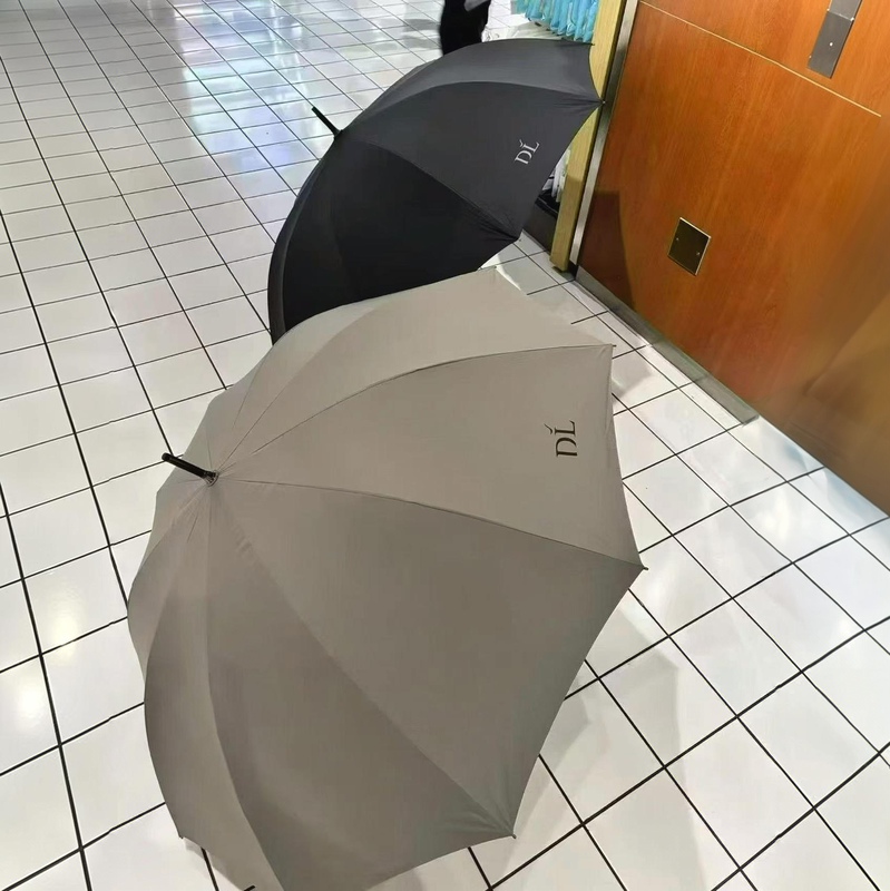 【Xuchang Pangdong Self-Operated Dl Sun Protection Umbrella with Receipt】High-Grade Aluminum Alloy Business Umbrella, Large Size, Black Color