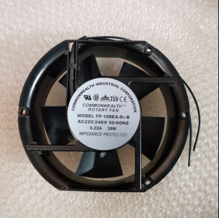 FP-108EX-S1-B S axial flow fan 220V 0 22A 38W cabinet cooling fan 17251