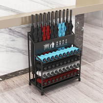Umbrella Holder Umbrella Containing Shelf Hotel Lobby Commercial Shelve Rack Large Capacity Umbrella Shelf Shelve Shelf