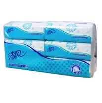 Breeze B106CN2 Single-layer 100-pumping sanitary napkin toilet paper (six packs)
