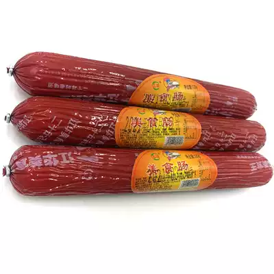 Snack specialty Dalian Jianghua gourmet intestines 120g * 1 garlic ready-to-eat sausage with 10 snacks sausages