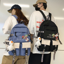 Hong Kong I TGREG schoolbag female Harajuku large capacity backpack male casual junior high school student high school student backpack