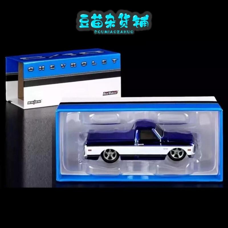 Hot Wheels Rlc C10 Redline Chevrolet Chevy 1969 Pickup Truck with Liftable Chassis, Electroplated Blue
