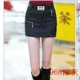 Quần len mới 2018 thu đông của phụ nữ Phiên bản Hàn Quốc của quần short len ​​tự phối quần mùa đông túi đeo hông quần