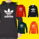 Adidas ເສື້ອຢືດ hoodie pullover ຜູ້ຊາຍ