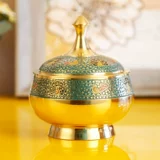 Кэфхена с бронзовой ручной рукой, нарисованной европейской в ​​стиле каменной каменной чашки ресторана.